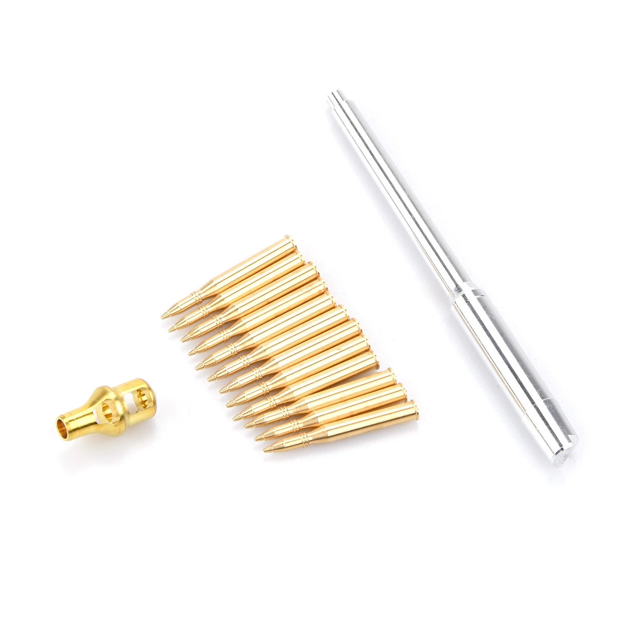 Metal Barrel & Brass Shells for Tamiya 35216/35227 German Tiger I Tank Kits