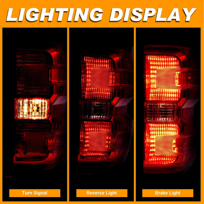 Right Tail Light Assembly for Chevy Silverado GMC Sierra (2016–2019)