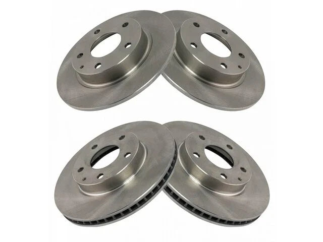 Set of 2 Front and Rear Brake Rotors for Mazda 3 (2014–2016) WS189JJ