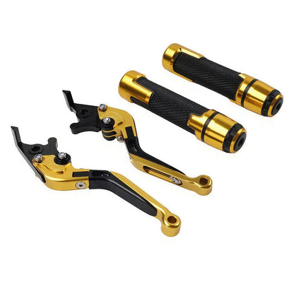 Set of 2 Gold Extendable Brake Clutch Levers for Yamaha XMAX300/400 (2017–2023)