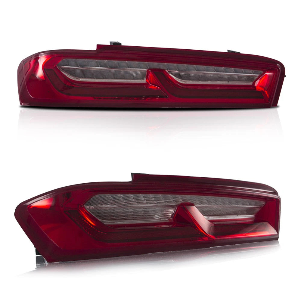 2X Rear Red LED Tail Lamp Lights for Chevrolet Camaro (2016–2018) 84136777, 84077094