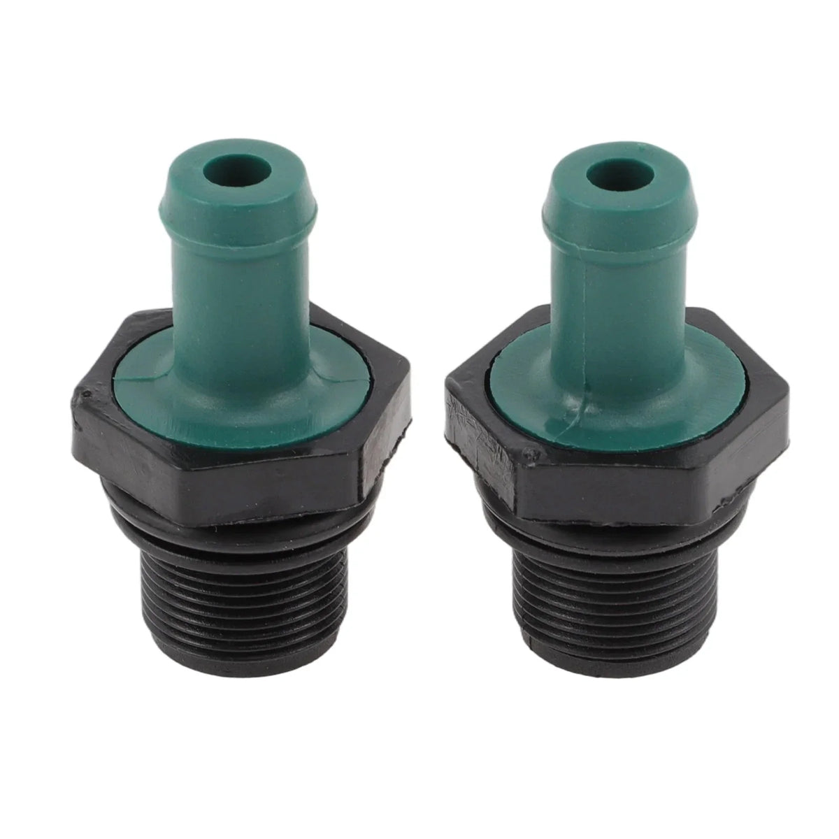 Set of 2 PCV Valves for Nissan Altima (2007–2015) 118106N202 Plastic Black Green