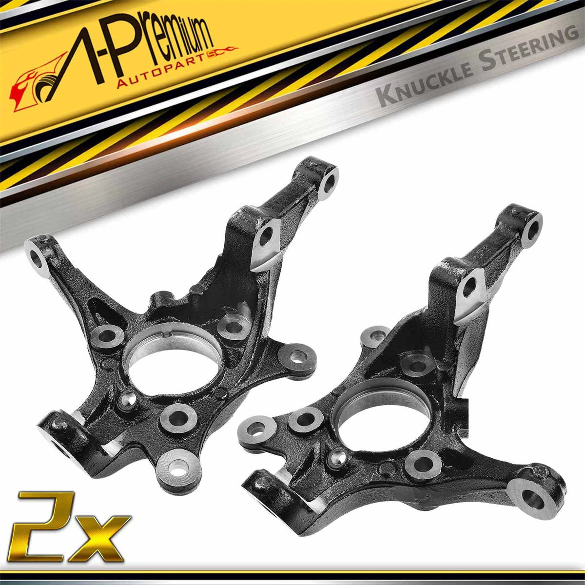 2X Front Steering Knuckle for Hyundai Elantra GT Kia Forte (2019–2021) 51715-F2000, 51716-F2000