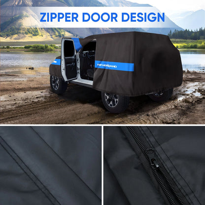 Car Cover for Jeep Wrangler 2 Doors JK JL (2007–2025) NEV A52-59-W-2