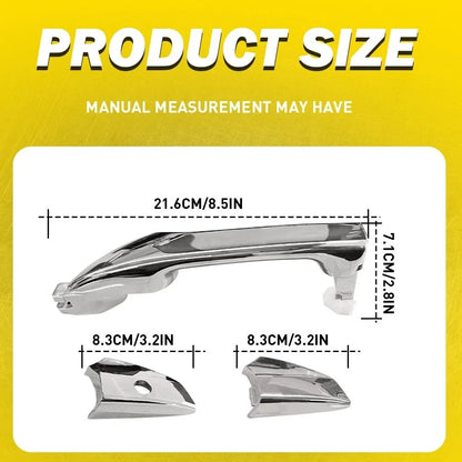 Set of 2 Chrome Door Handle Covers for Honda Accord Coupe (2008–2012)