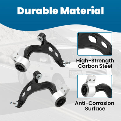 2X Front Lower Control Arms for Ford Taurus Flex (2010–2012) - OTADI3, MS401121, MS401122