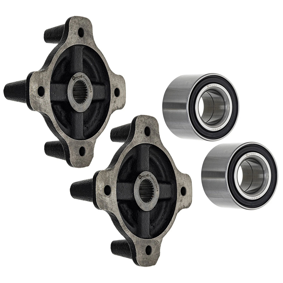 Set of 2 Front Wheel Hub Kits for Can-Am Commander 800R 1000R (2011–2023) MK1013413, 705400713, 705401314