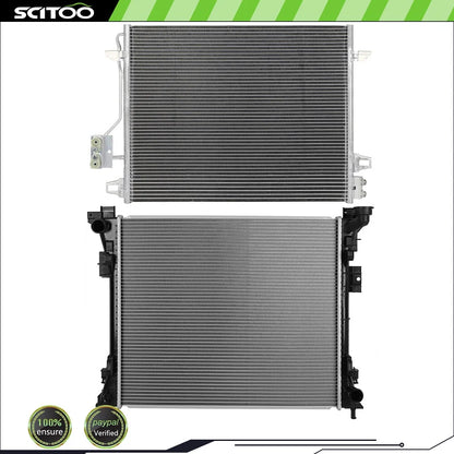 Radiator & Condenser for Chrysler Town & Country, Dodge Grand Caravan (2008–2019)
