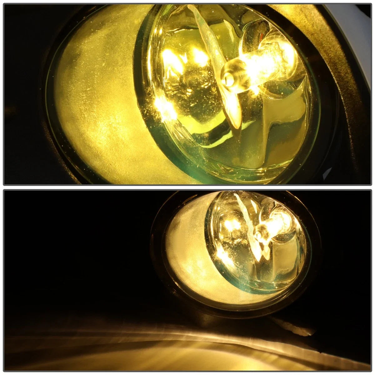 Front Fog Light Lamp Set for Nissan Altima (2016–2018) Amber Lens, Bezel, Switch