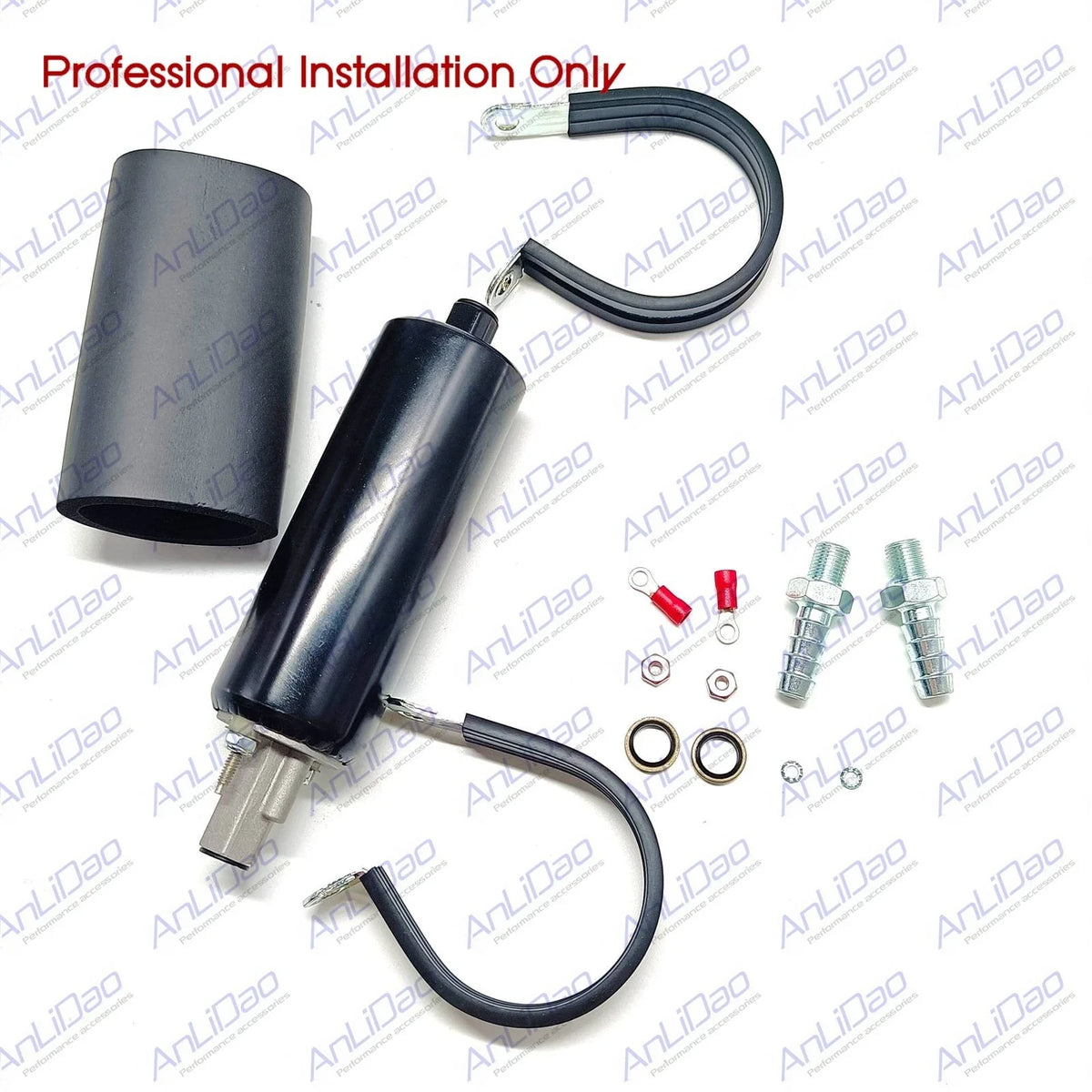 Walbro EFI Fuel Pump 190LPH Inline + QFS 939 Install Kit for