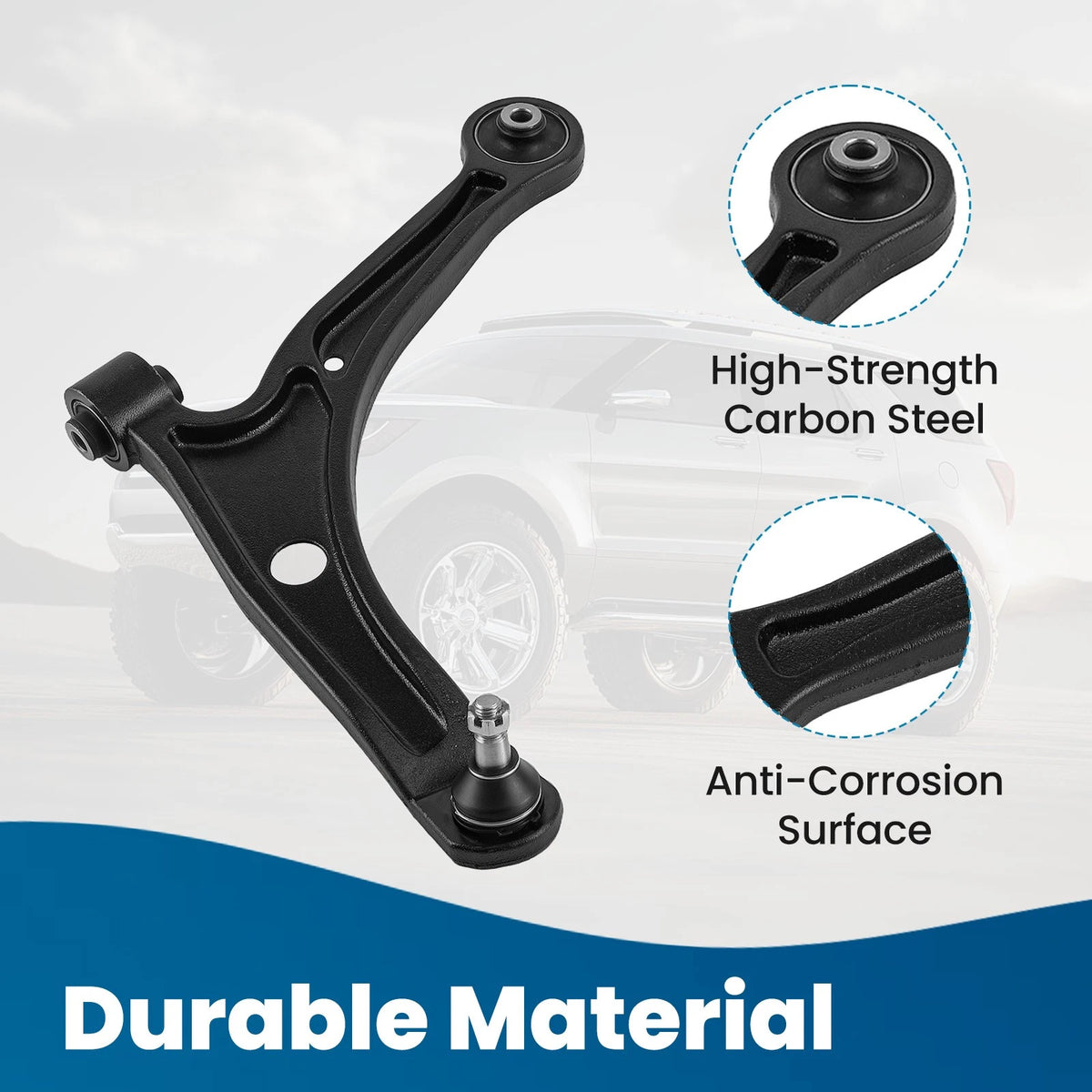 Set of 2 Front Lower Control Arms w/ Ball Joints for Acura MDX (2001–2006)
