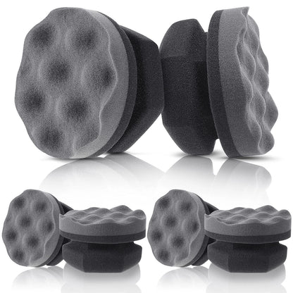 Set of 6 Tire Hex Grip Dressing Applicators for Universal Use (4.33 Inch)