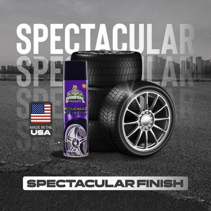 Tire Shine Spray for Deep Gloss Finish (Long-Lasting Wet Look)
