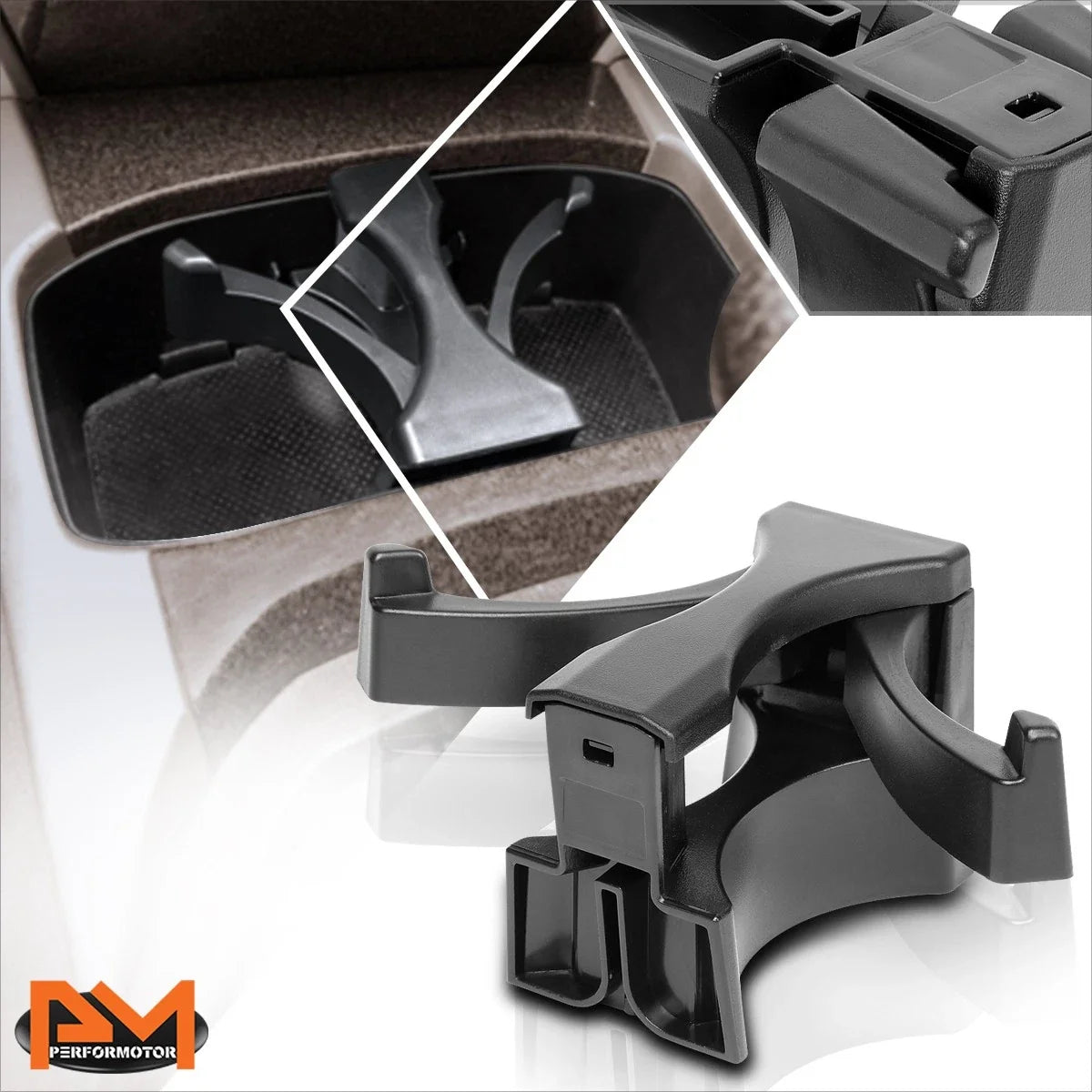 Cup Holder Insert Divider for Toyota Sequoia (2008–2016) & Tacoma (2005–2009)