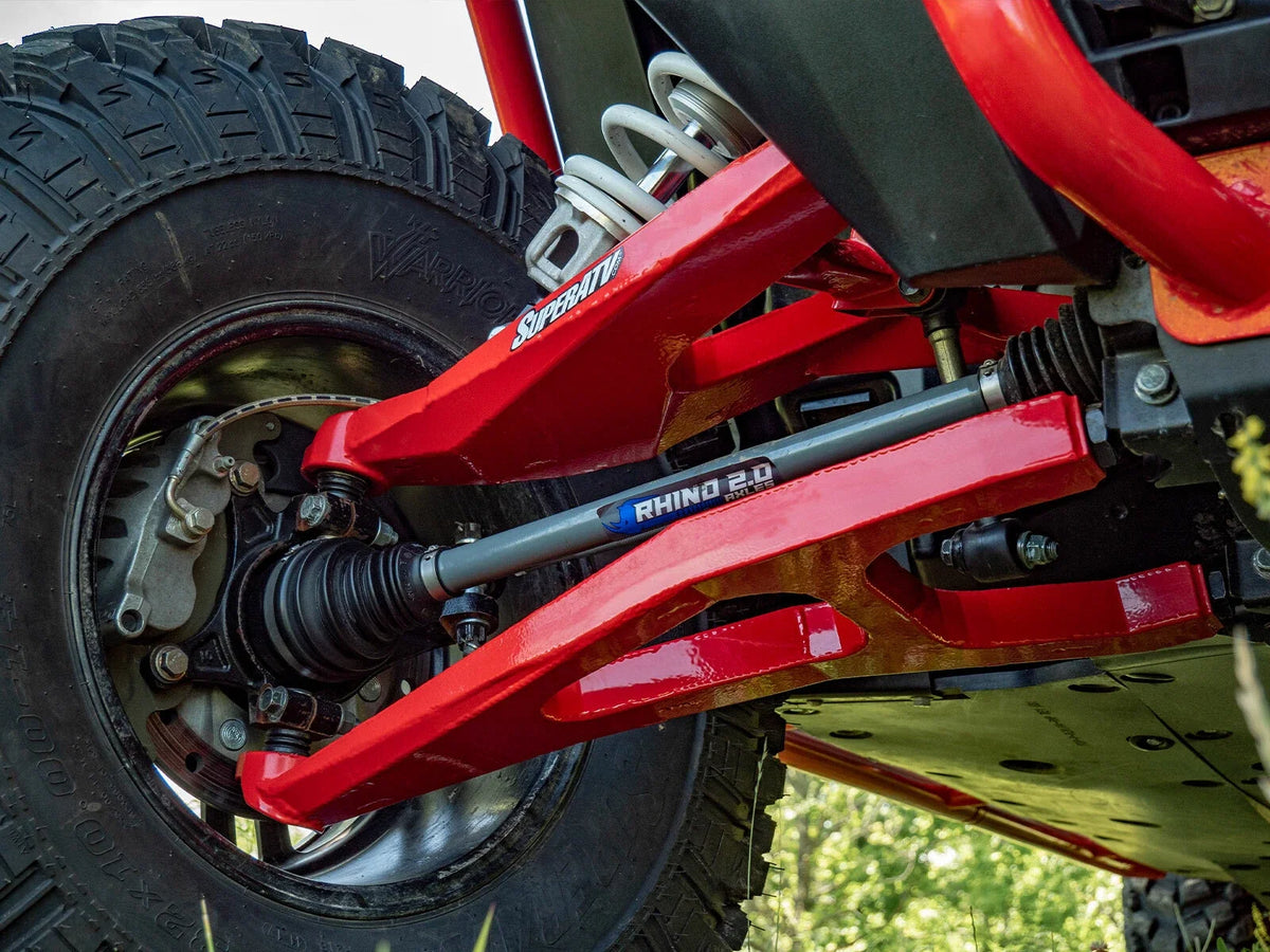 High Clearance Boxed A-Arms for Polaris RZR XP Turbo (2016–2021) - Red
