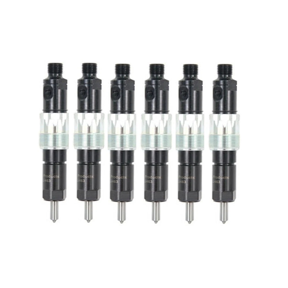 6 Injectors for John Deere Tractor Skidder Excav Loader (RE46364, RE55971)