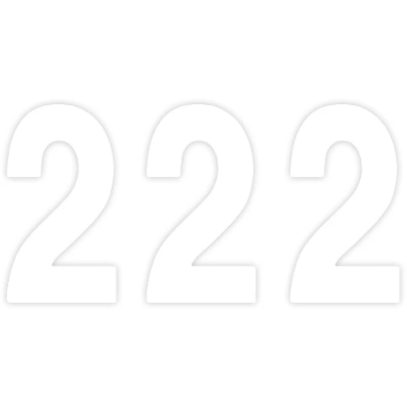 Pro Numbers for Factory Effex (White) - 02-4372