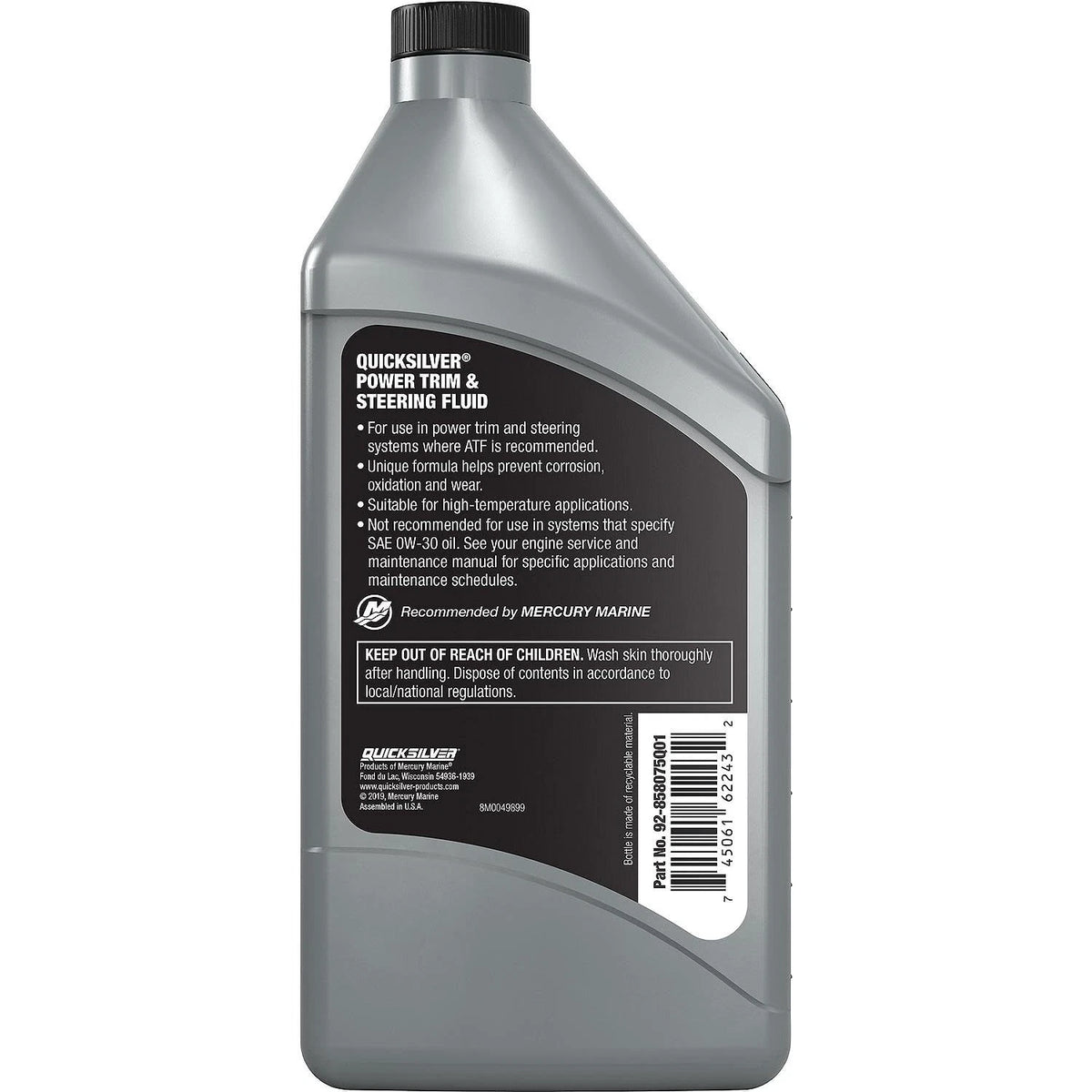 Power Trim and Steering Fluid for Quicksilver (Unspecified)