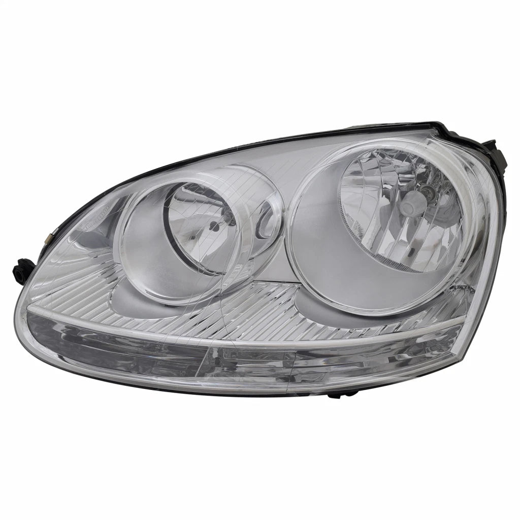 Driver Side Halogen Headlight for Volkswagen GTI (2006–2009) VW2502127, CLX-M0-341-1118L-AS-CL360A51