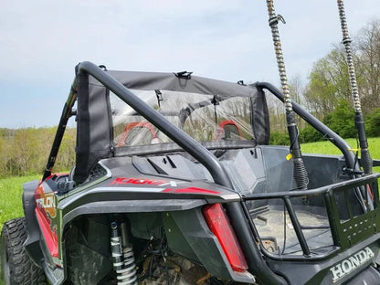 Black Soft Back Panel for Honda Talon 1000R 1000X UTV (No Zip Door Windows)