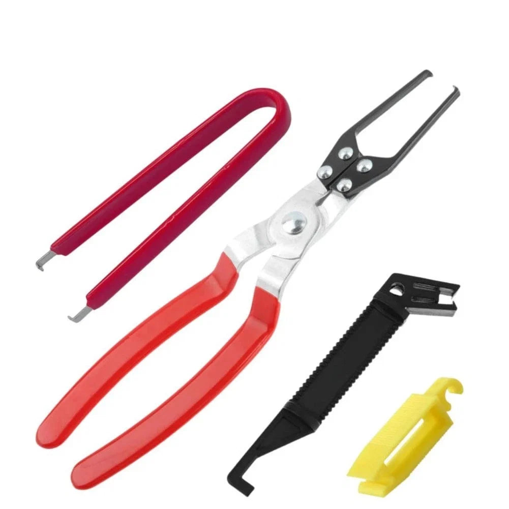 4 Piece Battery Terminal Relay Fuse Pullout Pliers Tool Set for Automotive