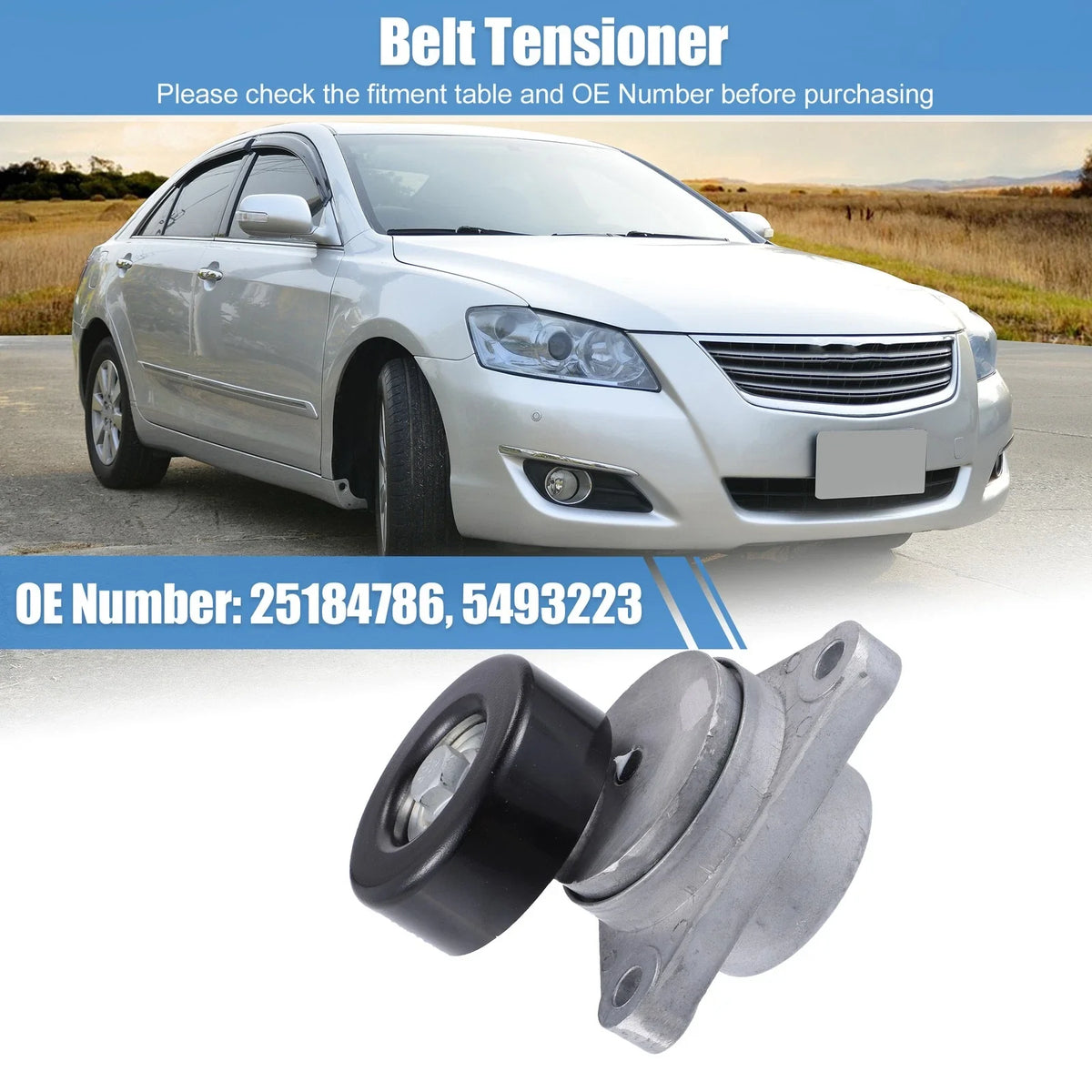 Belt Tensioner for Chevrolet Aveo/Aveo5 (2004–2008) 25184786 5493223