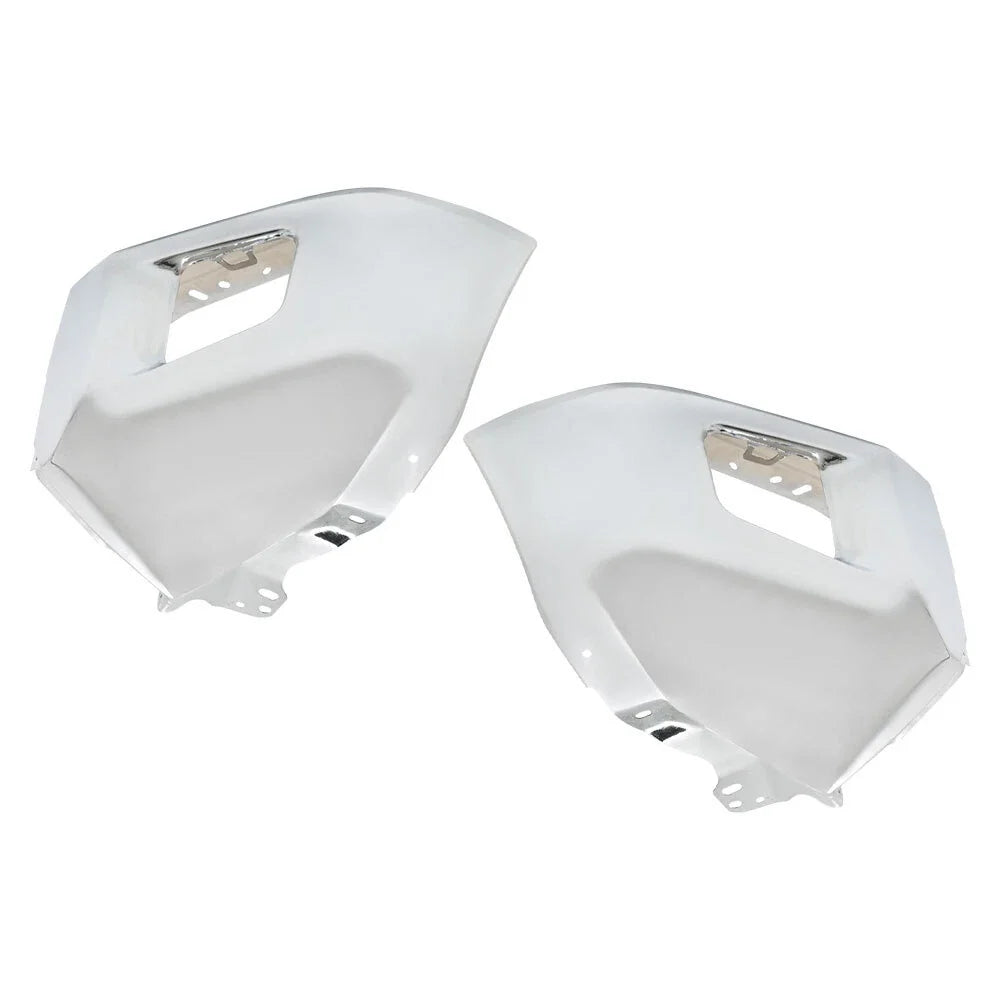 Set of 2 Bumper End Chrome for Toyota Tundra (2014–2021)