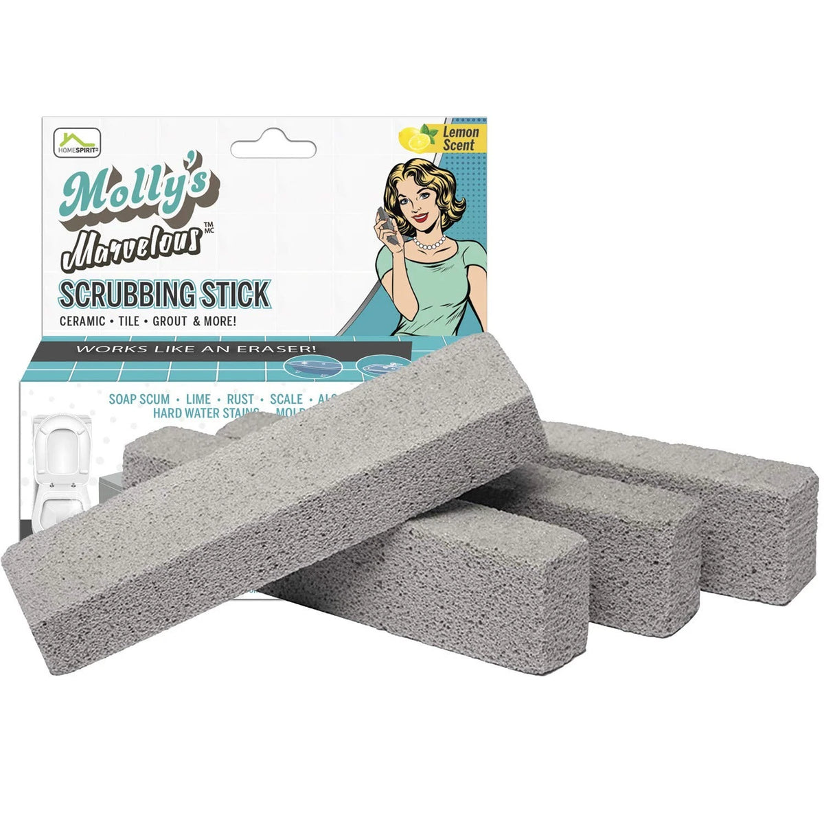 Pumice Stones for Automotive Cleaning (5.25x1.25x0.75 inches)