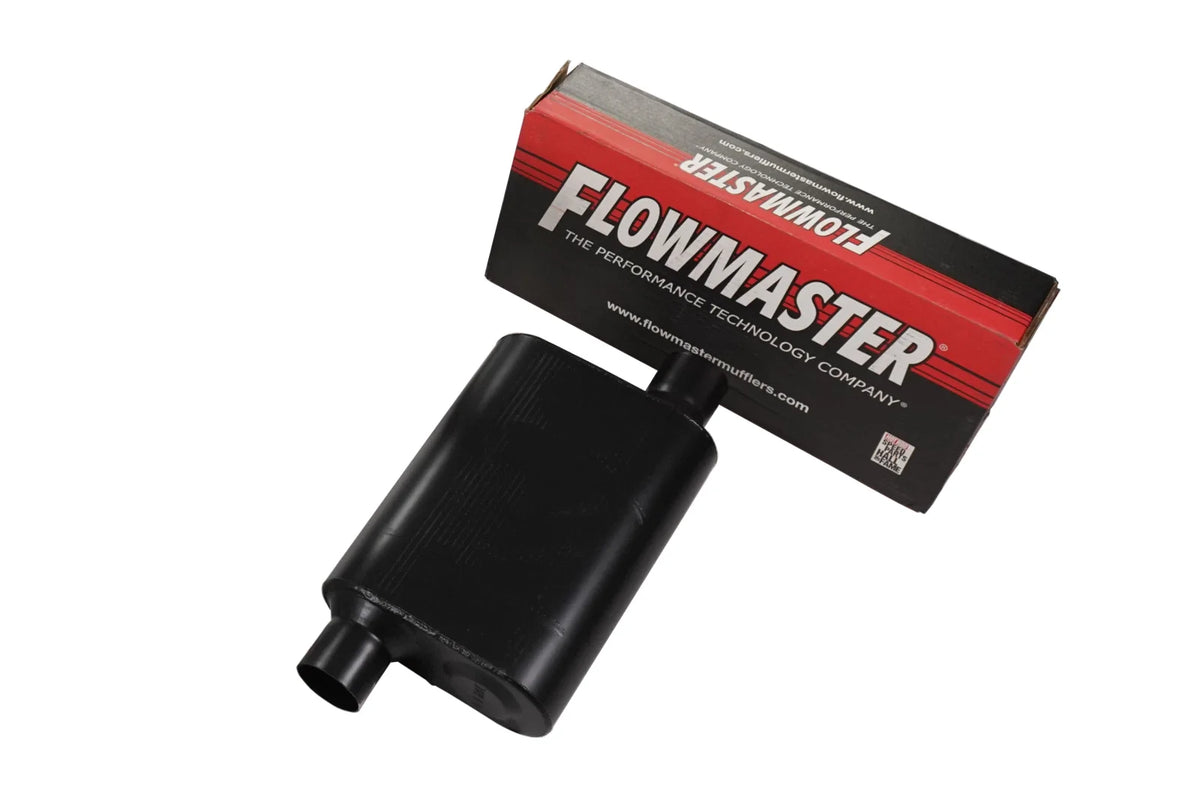 2.5" Dual Exhaust Kit for GM G Body (1978–1988) - Flowmaster Super 44 Rear Exit Black