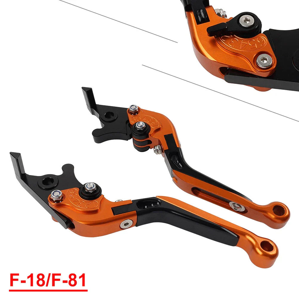 Orange Extendable Brake Clutch Levers for Honda Forza 250 300 2010-2020