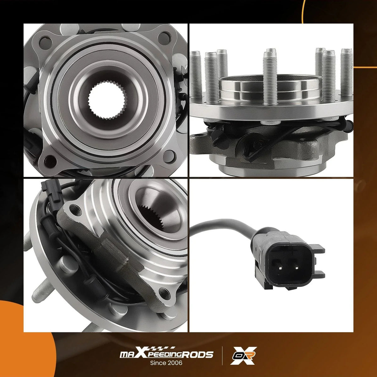 Front Wheel Bearing & Hub Assembly for RAM 2500 (2012–2013) 4WD 8-Lug 515148