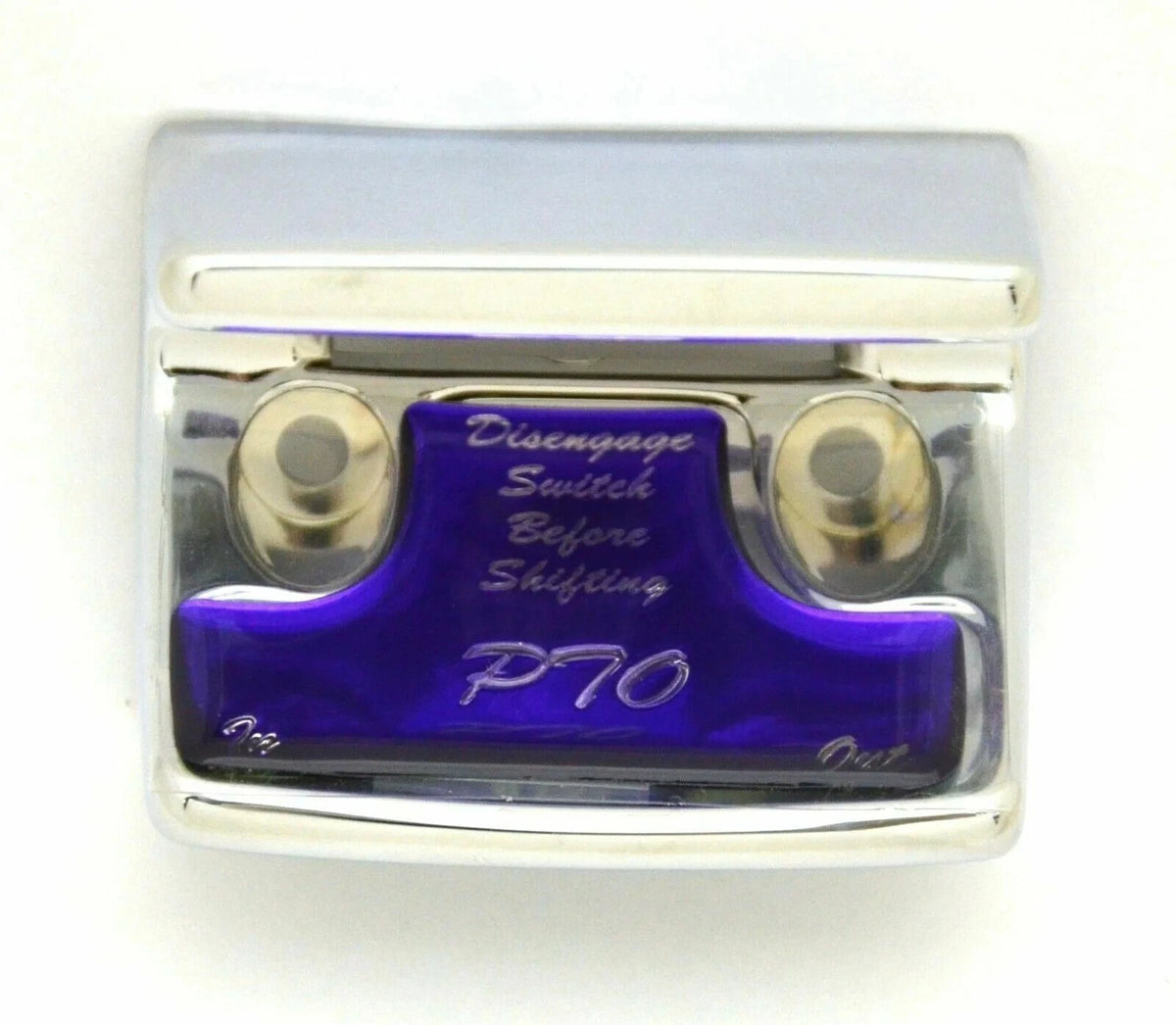 Switch Guard for Freightliner PTO (21073) - Plastic Body Purple Glossy Sticker