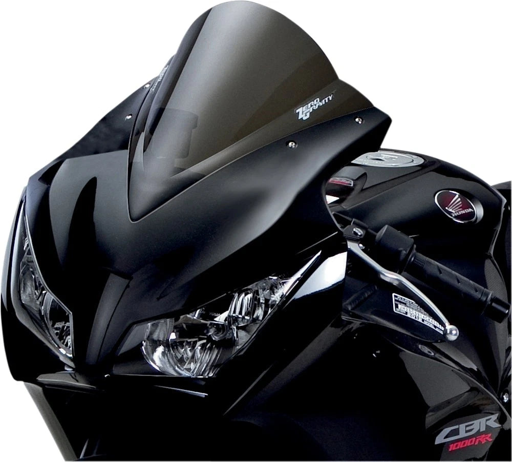 Zero Gravity Windscreen Double Bubble Light Smoke for Honda CBR1000RR (2008–2020) 16-426-02