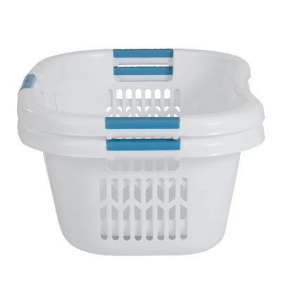 XL Hip-Hugger Laundry Basket for Rubbermaid (2.1-Bushel, White)