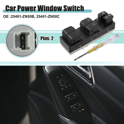 Set of 1 Master Power Window Switch for Nissan Altima (2002–2006)