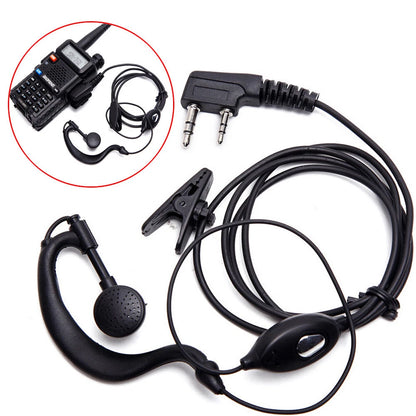 6Pack 2Pin Headset Earpiece Mic for Baofeng UV-5R UV-82 BF-888s