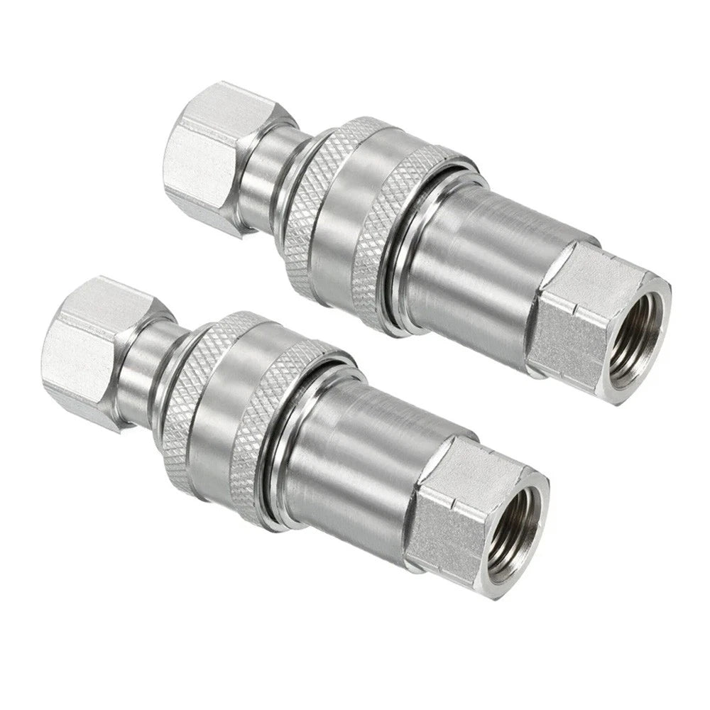 2Pcs Hydraulic Quick Connect Coupler M14x1.5mm for Automotive Applications