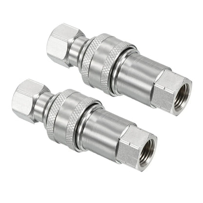2Pcs Hydraulic Quick Connect Coupler M14x1.5mm for Automotive Applications
