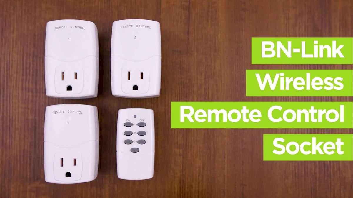 Wireless Remote Control Outlet Switch for House Appliances