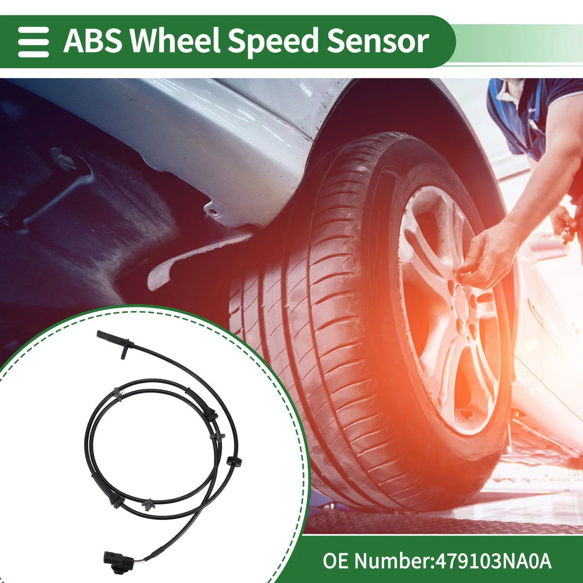ABS Wheel Speed Sensor No. 479103NA0A for Nissan Leaf (2011–2017)