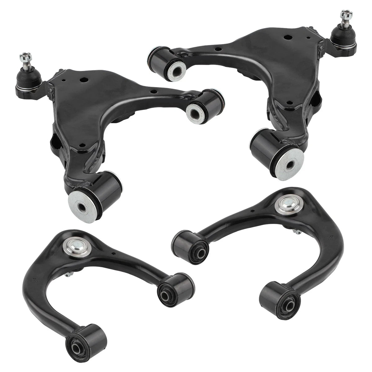 6x Front Lower & Upper Control Arms + Sway Bar Links for Toyota Tacoma (2005–2015)
