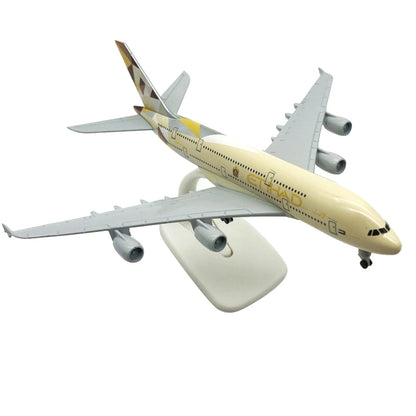 20cm Diecast Alloy Etihad Airlines A380 Model Display