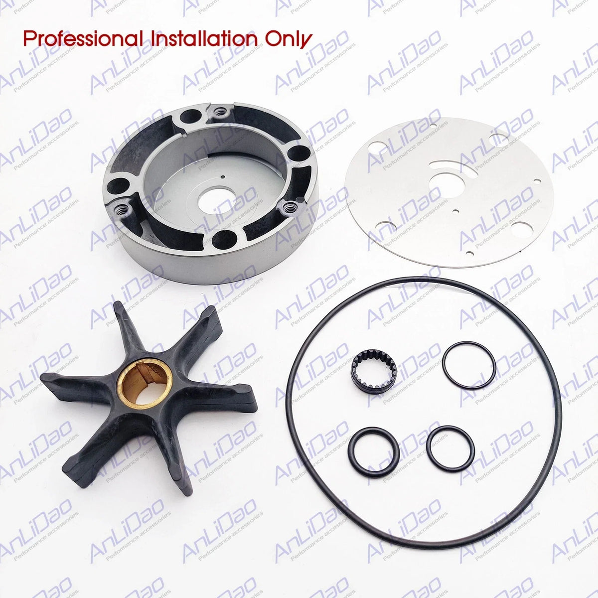 OMC Stringer Water Pump Impeller Kit w/Housing for OMC (1969–1985) 983218 18-3386