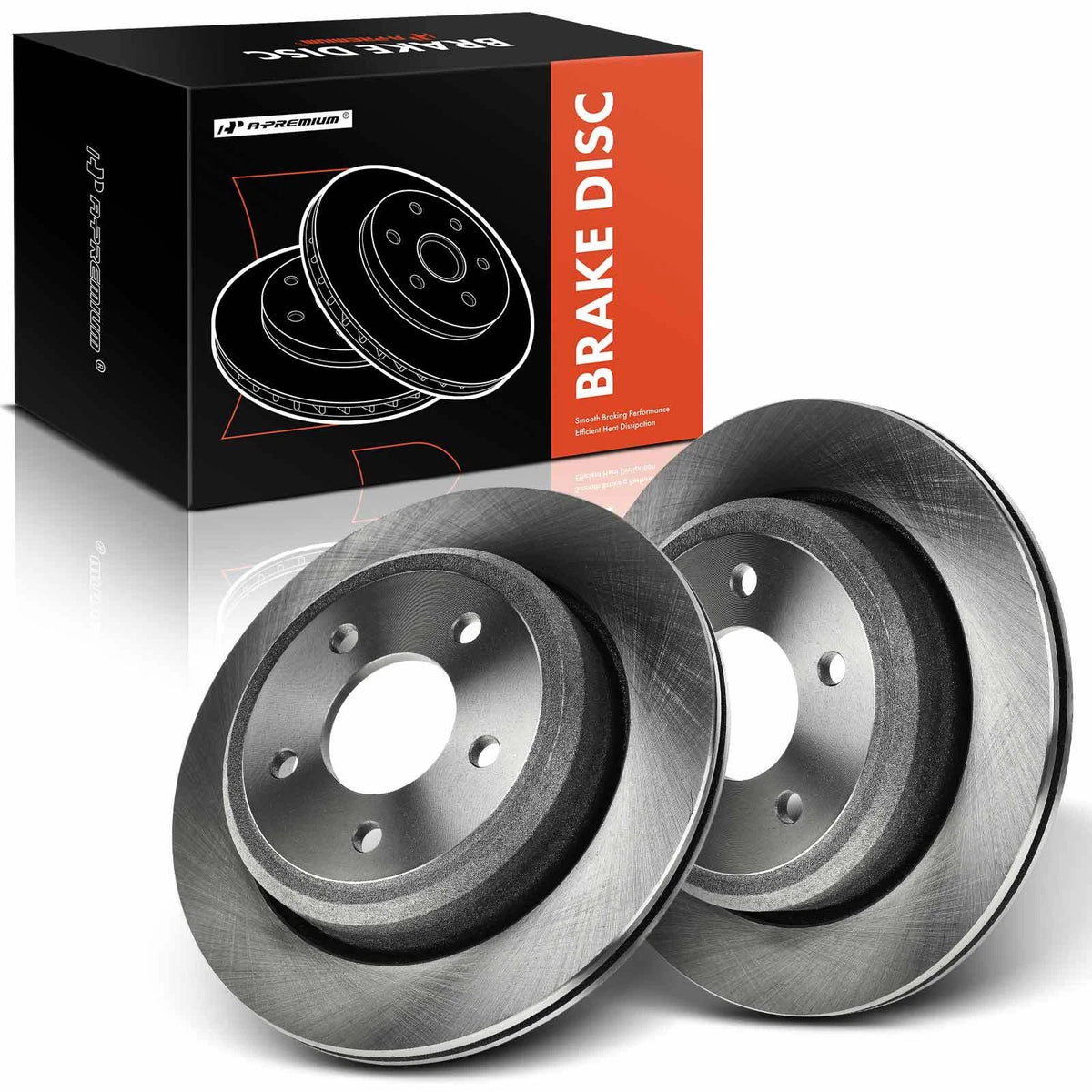 A-Premium Rear Disc Brake Rotors for Ford Ranger (2010–2011) AL5Z2C026A, R-54179