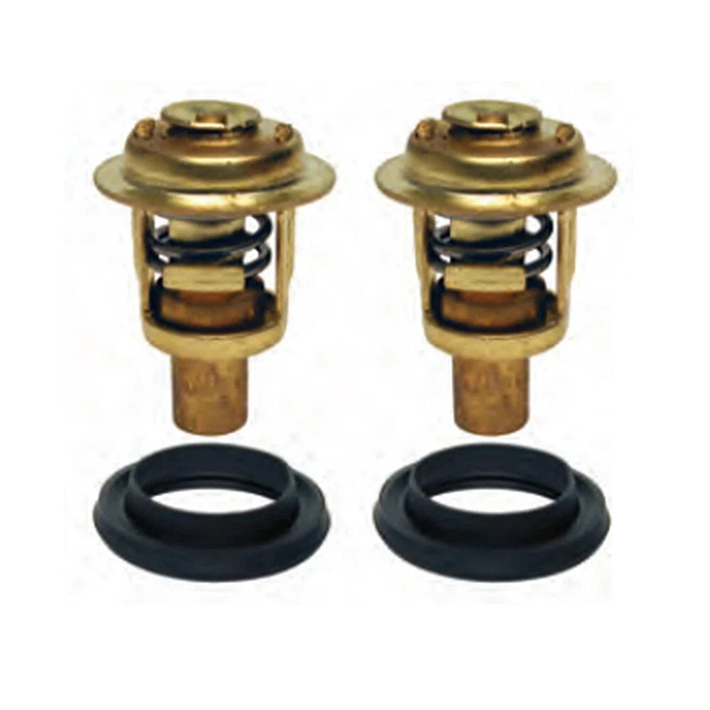 2X Thermostat 75692Q2 75692T for Mercury Marine (143F, 135-150HP)