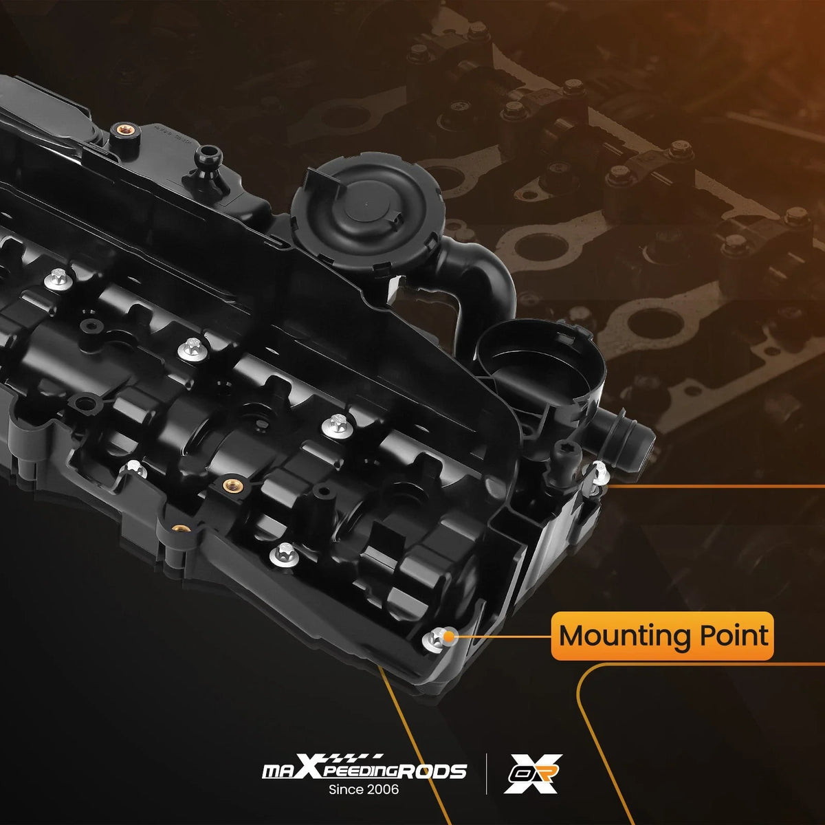 Engine Valve Cover & Gasket for BMW X3 X4 X5 X6 (2010–2017) 11128578811