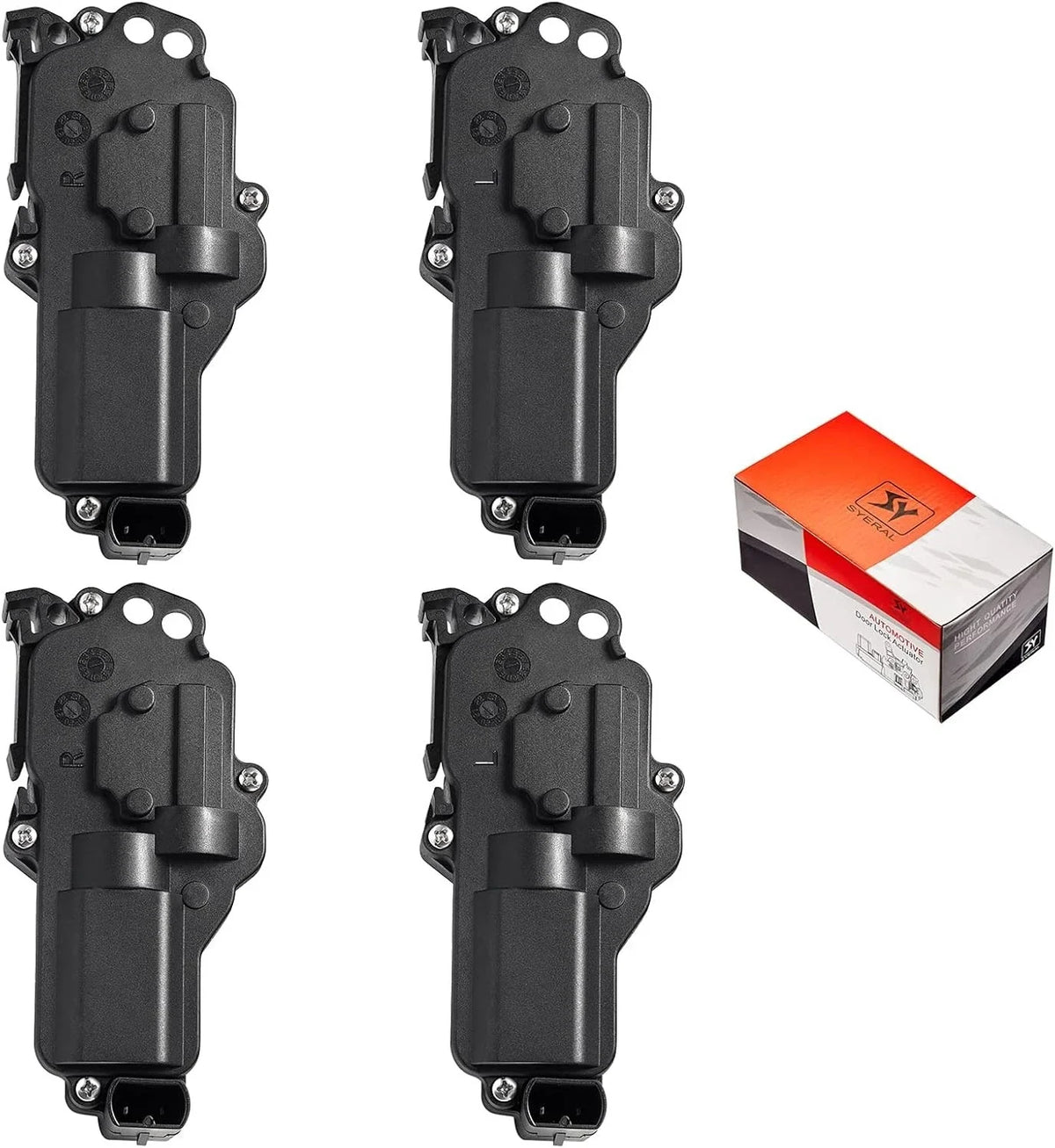 Set of 4 Power Door Lock Actuators for Mercury Monterey, Ford Freestar, Ranger