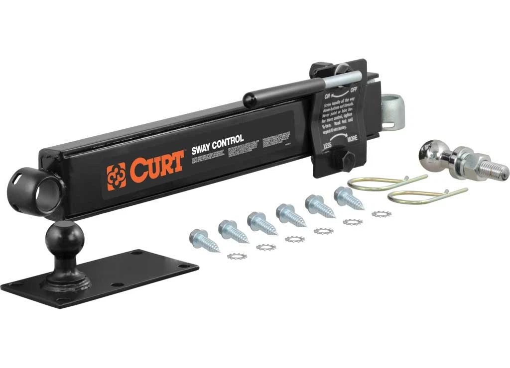 Curt 17063 Round Bar Weight Distribution Hitch Complete Kit for