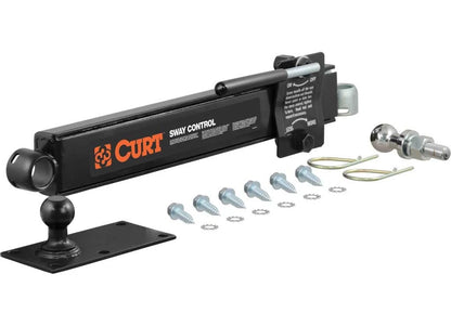 Curt 17063 Round Bar Weight Distribution Hitch Complete Kit for