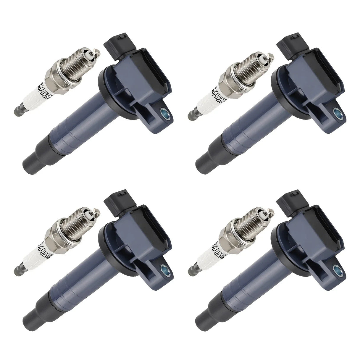 4X Ignition Coil & Spark Plug for Toyota Yaris Prius xA xB Echo (2001–2010) UF316